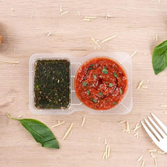 5/15/25/35 Pcs Double Compartment Seasoning Container With Lid Portable Compartment Snack Container For Daily Outdoor Picnic