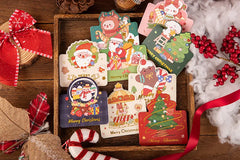10pcs MIX Merry Christmas Greeting Card Santa Claus Snowman Custom Blank Cards Christmas Party Invitation Card New Year Gifts