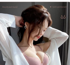 2024 New Push Up Bra for Small Chest Ultra Thick 6CM Padded No Steel Ring Comfortable & Sexy Lift Lingerie for Flat Chest Women