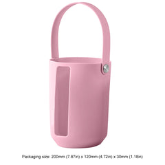 Portable Water Bottle Protective Sleeve Silicone Water Bottle Holder Bag Bottle Carrier Sleeve with Handle for Stanley 40oz Cup