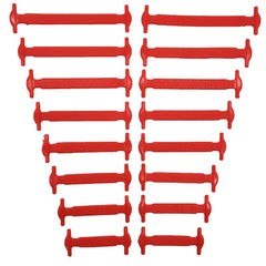 16pcs/lot Silicone Shoelaces No Tie Shoelaces 12 colors Elastic Lace Shoelace Creative Lazy Silicone Laces Rubber Lace