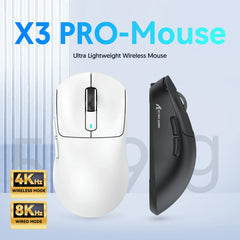 Attack Shark X3Pro X3 Wireless Mouse Lightweight PAW3395 26000dpi Tri-Mode Connection Macro Gaming Mouse for Win/Xbox/PS/Mac