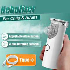 Medical Silent Mesh Nebulizer Handheld Asthma Inhaler Atomizer Children Health Care Mini Portable Nebulizer Humidifier