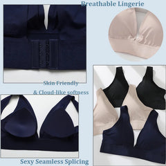 Seamless Bras for Woman Push Up Underwear Padded Bralette One Piece Brassiere Wireless Comfort Intimate