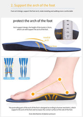 Arch Support Insole for Feet Men Women Orthopedic Insoles for Shoes Comfortable Shock-absorbing Inserts Sport Running Shoe Sole