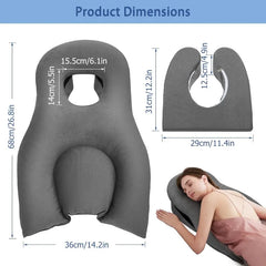 1PCS Face Down Pillow Flacewesta Massage BBL Prone with Memory Foam Ergonomic for sleeping Vitrectomy Neck Pain Retinal Surgery