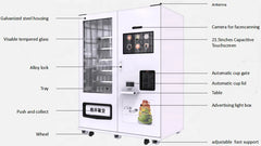 Automatic Coffee Vending Machine Drink Snacks Integrated Commercial with Snack Machines MDB System coffee machines With Grinder