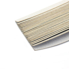 10pcs/Lot Wooden Nail Files Professional 100 180 240 Emery Board Manicure Buffer Grey Boat Double-sided Wooden Pedicure Buffers