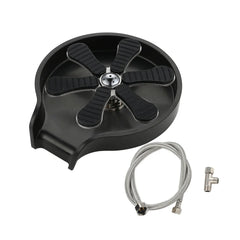 Stainless Steel Cup Washer Bar Glass Rinser Automatic High Pressure Glass Cup Washer Kitchen Sink Beer Milk Tea Cup Cleaner