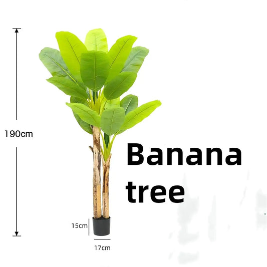 Artificial Banana Tree Artificial Bird Of Paradise Plant Bird Of Paradise Artificial Plant Banana Tree For Home Office Decor