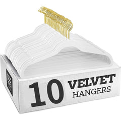 10pcs Flocking Clothes HangersThin High Quality Suits for Clothes Jackets Shirts Pants Coats Home Organizer organizador de ropa