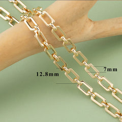 YEGUI C77,diy chain,18k gold rhodium plated,copper,pass REACH,nickel free,jewelry making,charms,diy bracelet necklace,1m/lot