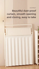 Free installation shoe rack indoor simple folding household multi-layer dustproof rental room shoe storage artifact