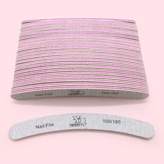 5/25Pcs/Lot Nail File Mix Color 80/100/150/180/240 Grit Professional Sandpaper Cuticle Remover Buffer Files Manicure Tool Set