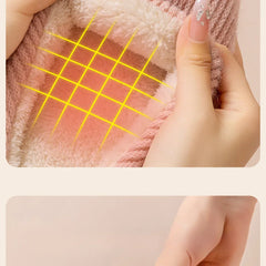 House Fuzzy Slipper Women Striped Winter Warm Fur Plush Non Slip Grip Indoor Lazy Soft Female Thermal Home Shoe Flat Male Men