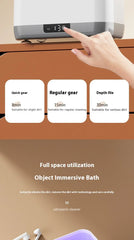 Ultrasonic Cleaning Machine USB Rechargeable High Frequency Vibration Wash Cleaner Jewelry Glasses Braces Cleaner