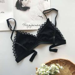 SP&CITY Summer Sexy Lace Tube Top Women Hollow Out Bralette Thin Chest Girl Bras Seamless Transparent Lingerie French Underwear