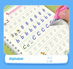 Writing Exercise Books English Groove Magic Practice Copybook Children's Book Learning Numbers Letters Alphabet Calligraphy Gift