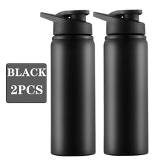 Portable Water Bottle Bicycle Riding Drinking Water Bottle Outdoor Sport Travel Mug Metal Stainless Steel Bottle