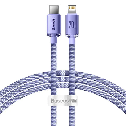 Baseus PD 20W USB Type C Cable For iPhone 14 13 12 Pro Max Fast Charging Wire Cord Charger For iPhone 11 Xs X iPad Data Cable 2m