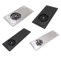 Built-in Cup Washer Stainless Steel Glass Cleaning Rinser High Pressure Cup Washer With Drain Drip Tray Hose For Bar Coffee Shop