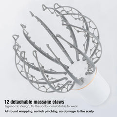 Electric Scalp Massager - Octopus Claw Head Massager for Stress Relief Headache Vibration