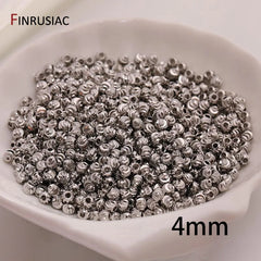 18K Gold Plated Brass Spacer Beads For Jewelry Making Materials,Separators For Beads, Striped Cut Flower Beads For Needlework