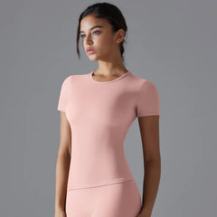 Yoga Vest Training Fitness Top Windproof Running Suit Solid Colour Cycling Fitness Quick Dry Women's Sweatshirt