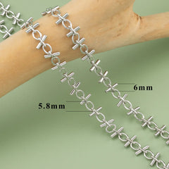 YEGUI C77,diy chain,18k gold rhodium plated,copper,pass REACH,nickel free,jewelry making,charms,diy bracelet necklace,1m/lot