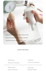 2Pcs High Pressure Spray Bottles Refillable 200ml Bottles Continuous Mist Watering Can Automatic Salon Barber Water Sprayer