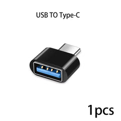 Mini Type C to USB Adapter 3.0 USB-C Male OTG A Female Data Connector For MacBook Pro iPad Mini 6/Pro MacBook Air Type C Device
