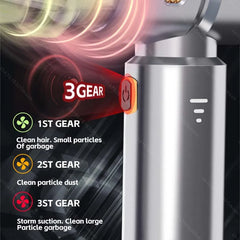 Car Vacuum Cleaner High Power Portable Handheld Wireless Brushless Motor Cleaning Machine Powerful Air Duster for Home Appliance