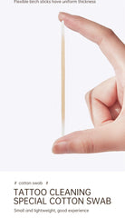 100/300pcs Double Head Cotton Swab Women Makeup Cotton Buds Tip For Medical Wood Sticks Nose Ears Cleaning Health Care Tools
