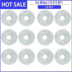 Main Side Brush HEPA Filter Mops Colth Dust Bag For Midea V10 V12 W11Robotic Vacuum Cleaner Accessories