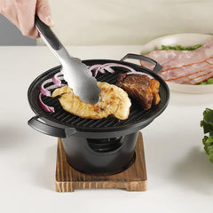 Mini Barbecue Stove Detachable Japanese Alcohol Stove Non-stick BBQ Grill Furnace Roasting Meat Tool for Picnic Camping Stove