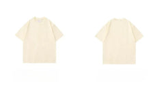 300g Cotton T Shirts Men Short Sleeved Heavyweight Summer Round Neck Loose Breathable Shirt for Men Women Basic Tee