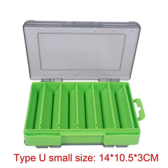 SHIQIAN Fishing Accessories Box U Size Wooden Shrimp Box Bait Box Storage Box VIB Minobo Climb Transparent