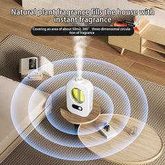 Automatic Diffuser Aromatherapy Machine Air Fragrance Air Freshener Toilet Bathroom Aroma Essential Oil Dispenser Humidifier