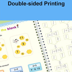 Writing Exercise Books English Groove Magic Practice Copybook Children's Book Learning Numbers Letters Alphabet Calligraphy Gift