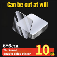 300Pcs Double Sided Adhesive Tape Nano Reusable Super Strong Transparent Wall Stickers WaterProof Widely Used Wall Mount Sticker