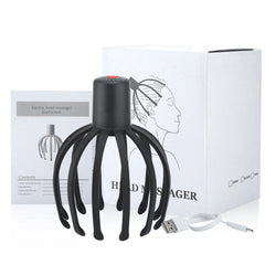 Electric Scalp Massager - Octopus Claw Head Massager for Stress Relief Headache Vibration