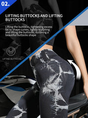 Tie Dye Fitness Legging Woman Push Up Workout Sport Leggings Women Scrunch Butt Female Outfit Gym Seamless Legging Pants