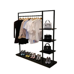 Lightweight Indoor Clothes Hanger Modern Movable Rail Storage Clothes Hanger Drying Space Saving Kledinghangers Home Furniture