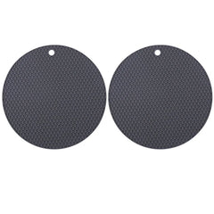 2/4 PCS Multifunction Heat Resistant Silicone Mat Drink Cup Coasters Nonslip Pads Pot Holder Table Placemat Kitchen Accessories