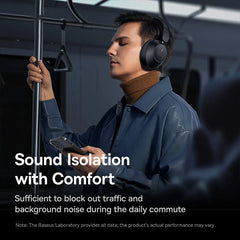 Baseus Bass 30 Max Wireless Headset Bluetooth 5.3 Over Headphones Bass-Enhancing 40mm Diaphragm Ultra Low Latency Earphones 50H