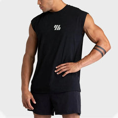 2025 Summer new Gym Vest Men broad shoulder Sleeveless Sports Tank Top quick-dry mesh Fitness T-shirt Running Tank Top men tops