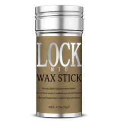 LOCKMIO Wax Stick Natural Coconut Oil Moisturizes Soften Smoothing Styling Flyaway Hair Edge Control Strong Hold Long Lasting