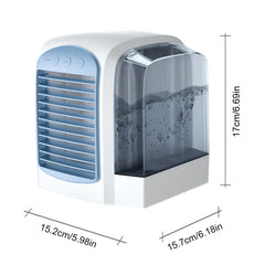 3-in-1 Summer Water-Cooled Fan Mini Air Cooler Humidifier Home Air Conditioner Desktop Fan Detachable Air Cooler Electric Fans