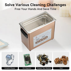6.5L Ultrasonic Cleaner, 40kHz Ultrasonic Bath, Cleaning Machine For Jewellery Dental Motorbike Carburetor Auto Parts etc