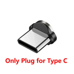 AUFU LED Magnetic USB Charging Cable USB Type C Phone Cable Magnet Phone Charger Micro USB For iPhone 11 12 Pro Max For Xiaomi